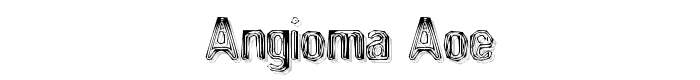 Angioma AOE font